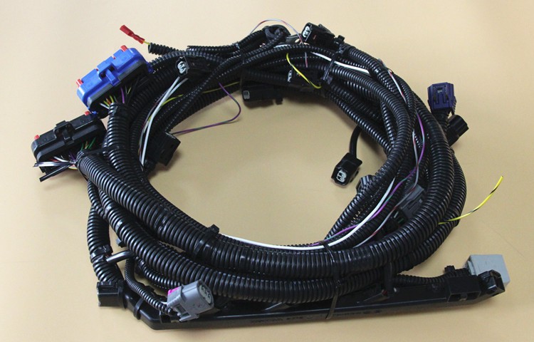 线束加工 AMP 2P防水连接器电缆组件